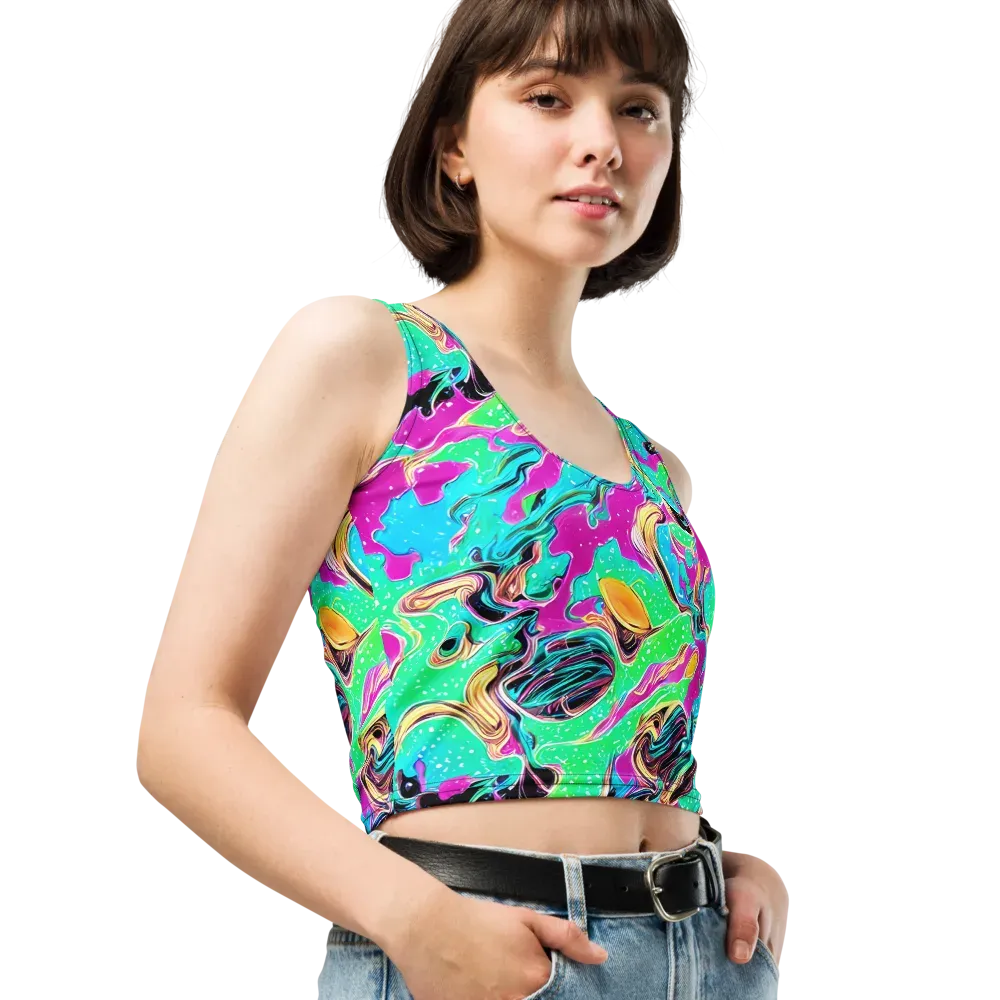 Meltwater Riot on Crop Top — Right Front