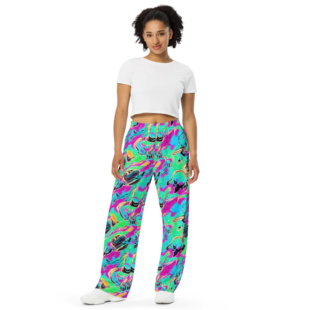 Meltwater Riot on Wide-Leg Pants — Front