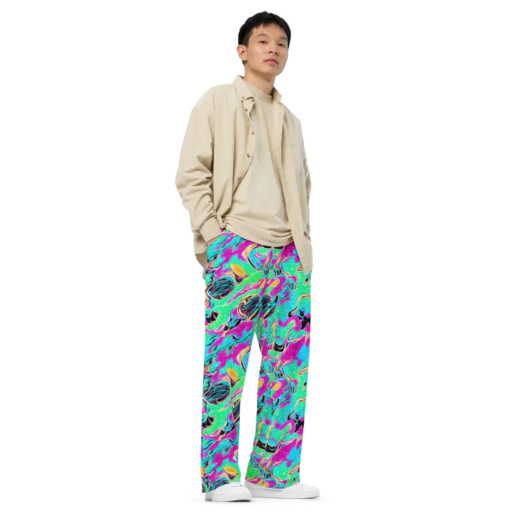 Meltwater Riot on Wide-Leg Pants — Right Front