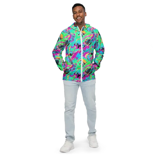 Meltwater Riot on a Men's Windbreaker