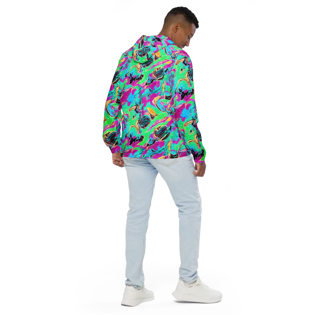 Meltwater Riot on Men's Windbreaker — Back