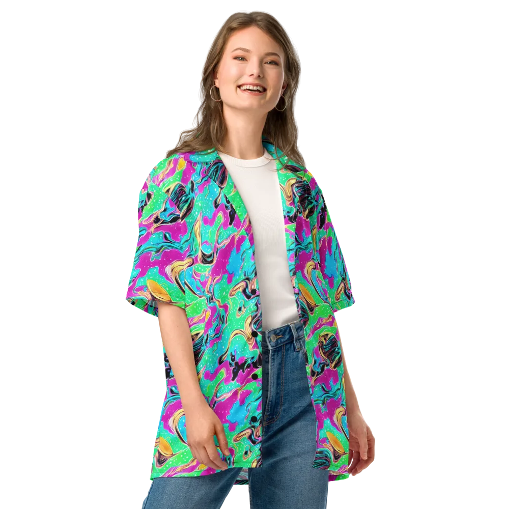 Meltwater Riot on Button Shirt — Front