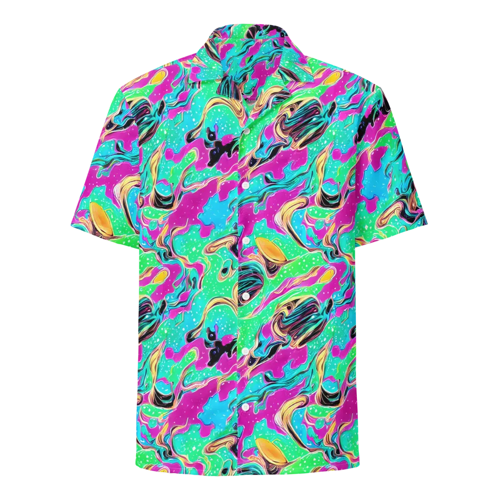 Meltwater Riot on Button Shirt — Front