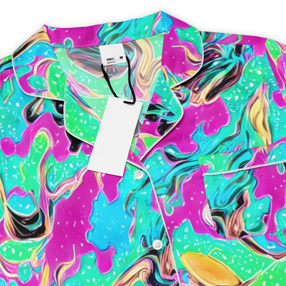 Meltwater Riot on Women's Short Sleeve Pajama Top — Product details