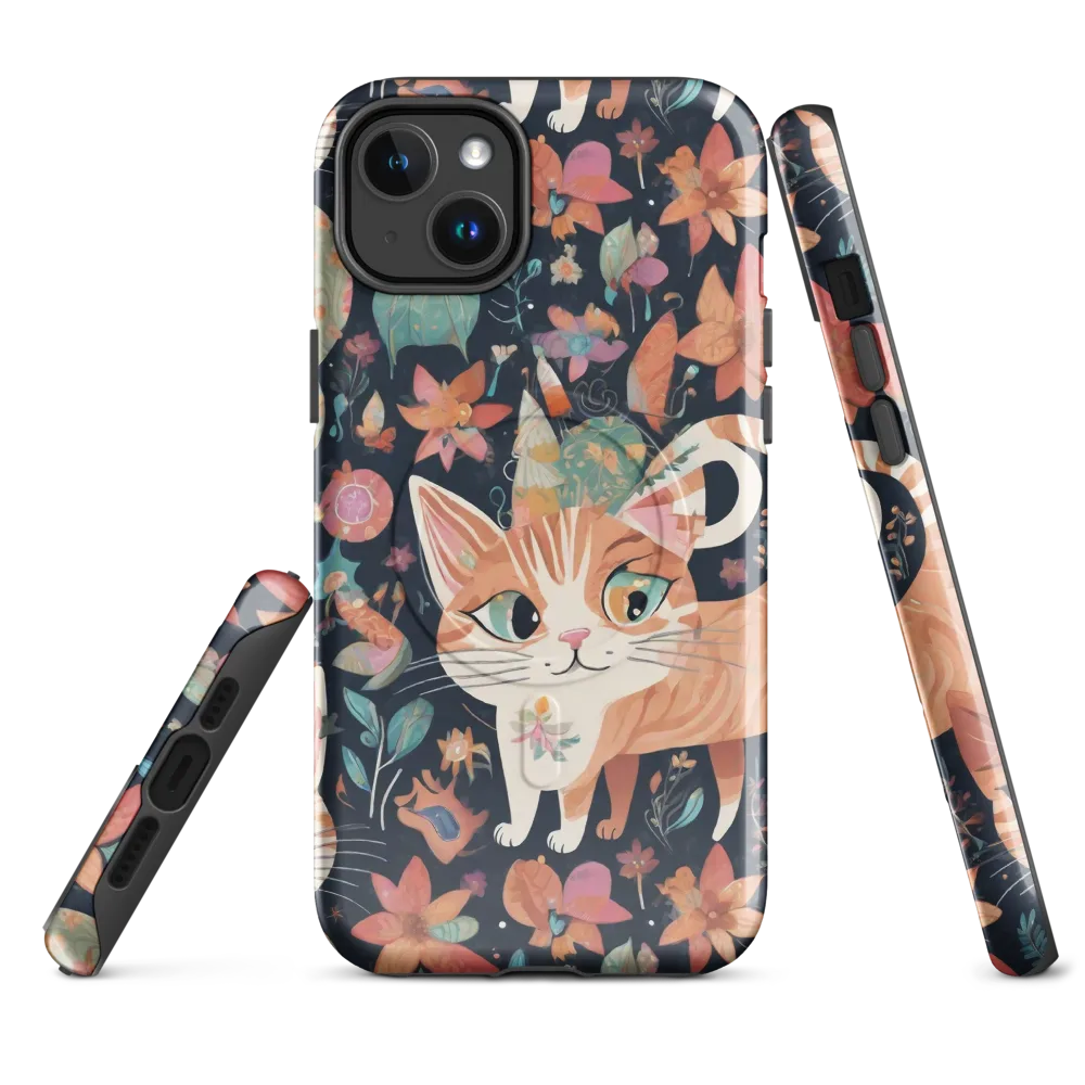 Moonlit Cat Garden on MagSafe Tough Case for iPhone® — Front