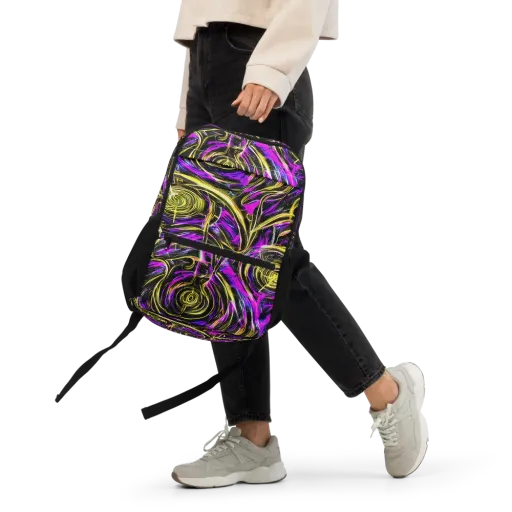 Ultraviolet Whirl on a Utility Backpack
