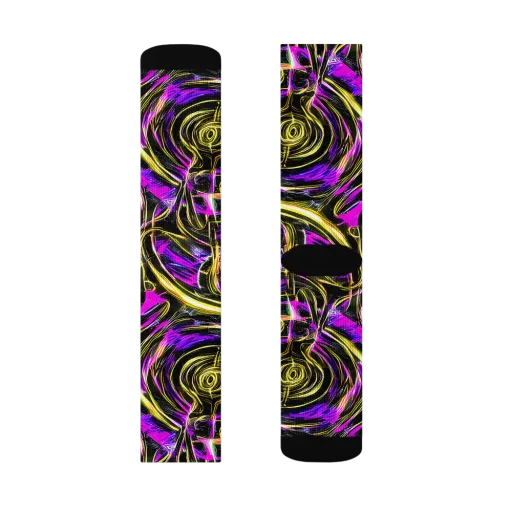 Ultraviolet Whirl on a Socks