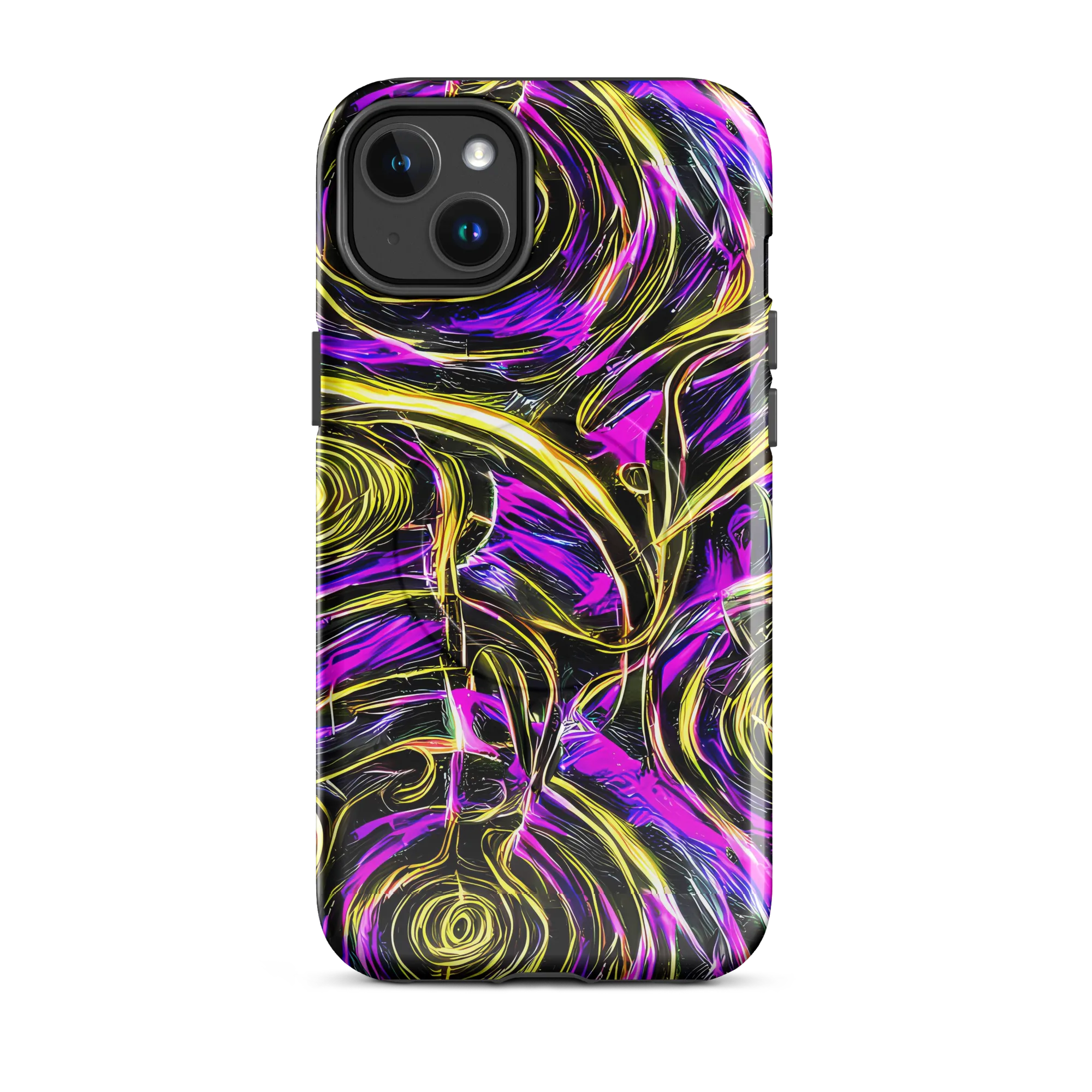 Ultraviolet Whirl on MagSafe Tough Case for iPhone® — Front