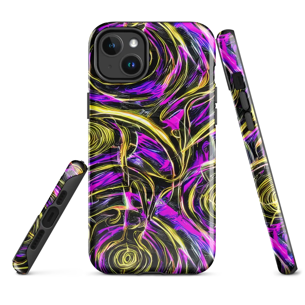 Ultraviolet Whirl on MagSafe Tough Case for iPhone® — Front