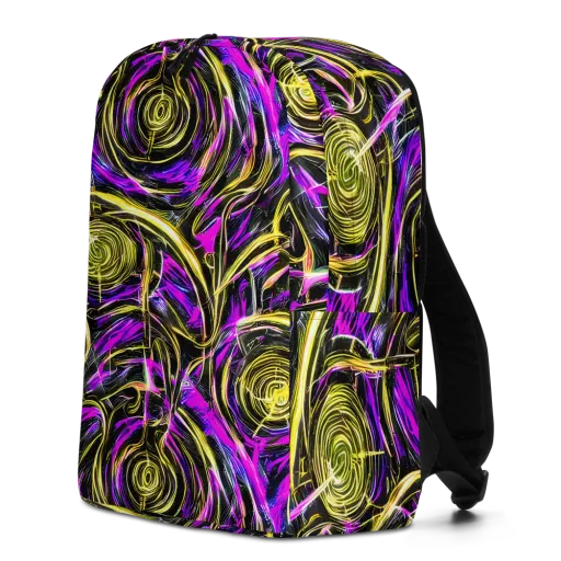 Ultraviolet Whirl on a Minimalist Backpack