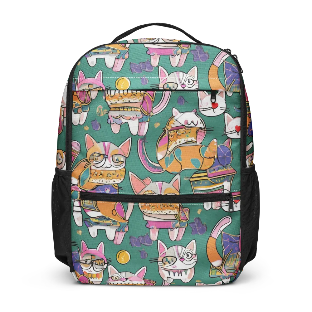 Neon Catwalk on Utility Backpack — Front