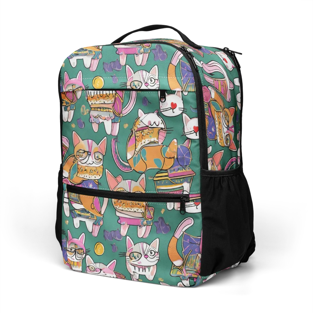 Neon Catwalk on Utility Backpack — Left Front
