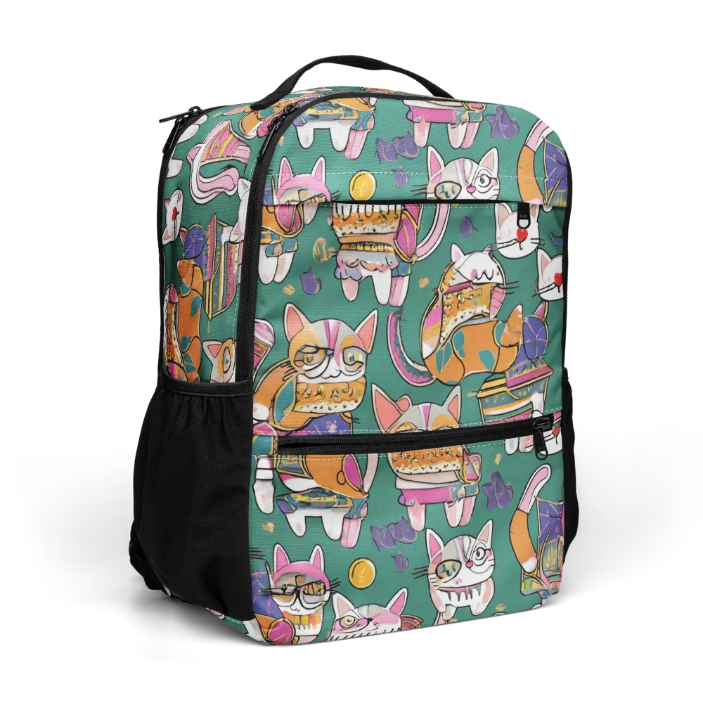 Neon Catwalk on Utility Backpack — Right Front