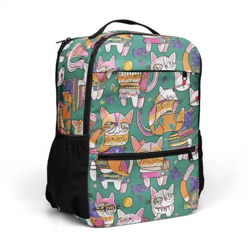 Neon Catwalk on a Utility Backpack