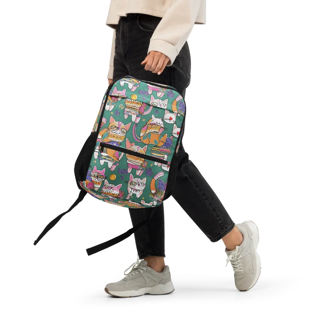 Neon Catwalk on Utility Backpack — Front