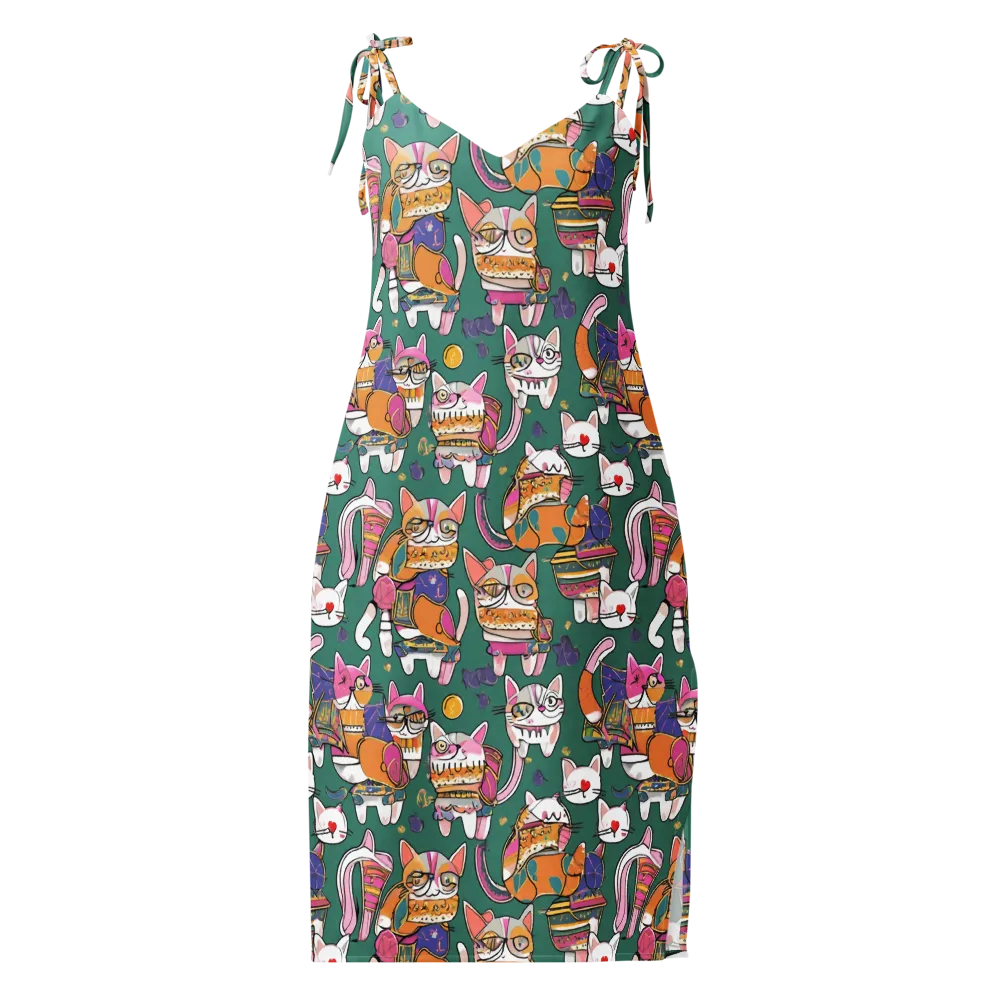 Neon Catwalk on Slip Dress — Front