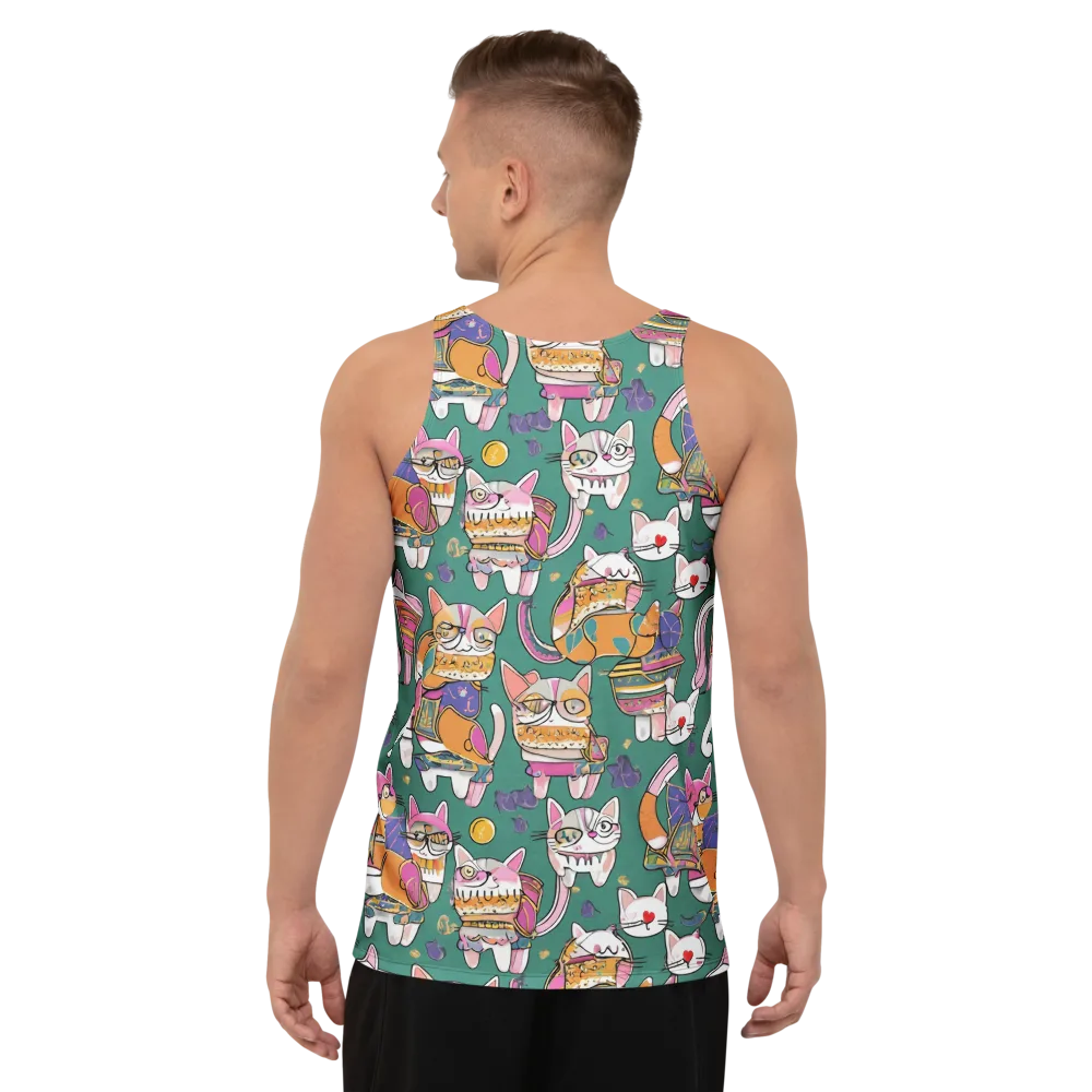 Neon Catwalk on Men's Tank Top — Back