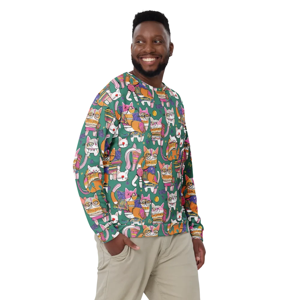 Neon Catwalk on Sweatshirt — Front