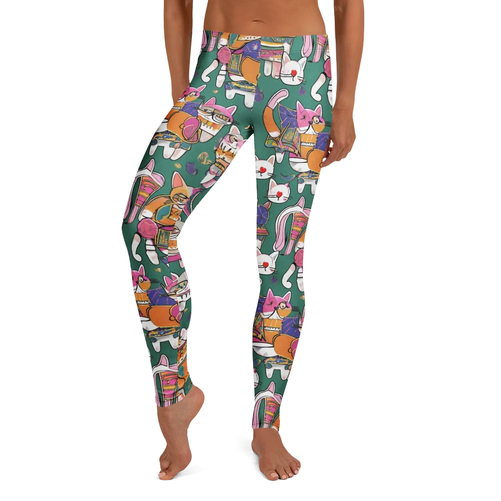 Neon Catwalk on Leggings — Front