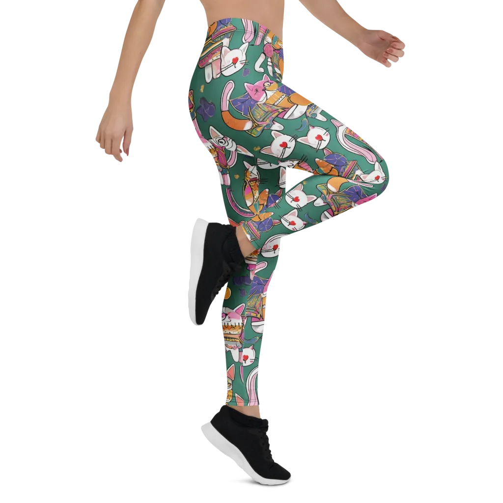 Neon Catwalk on Leggings — Right