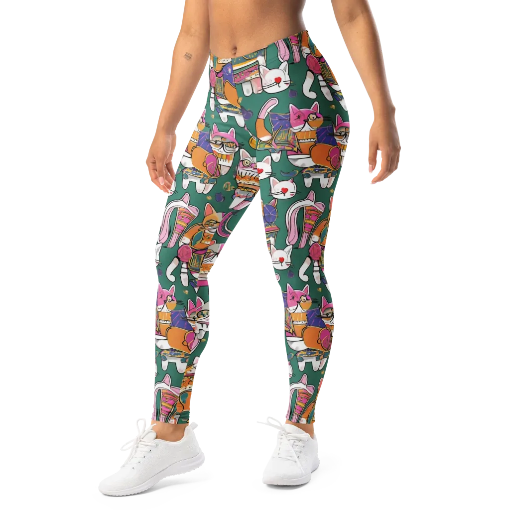 Neon Catwalk on Leggings — Left Front