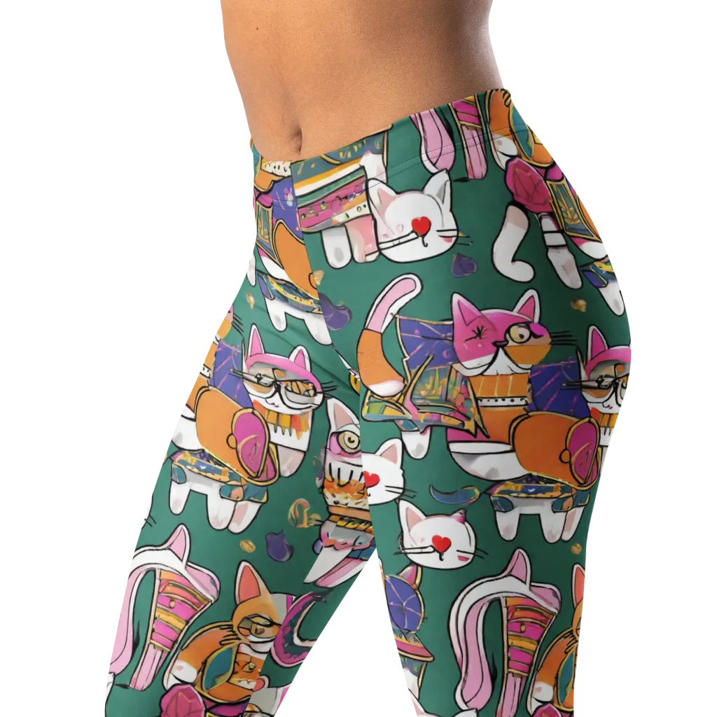 Neon Catwalk on Leggings — Left Front