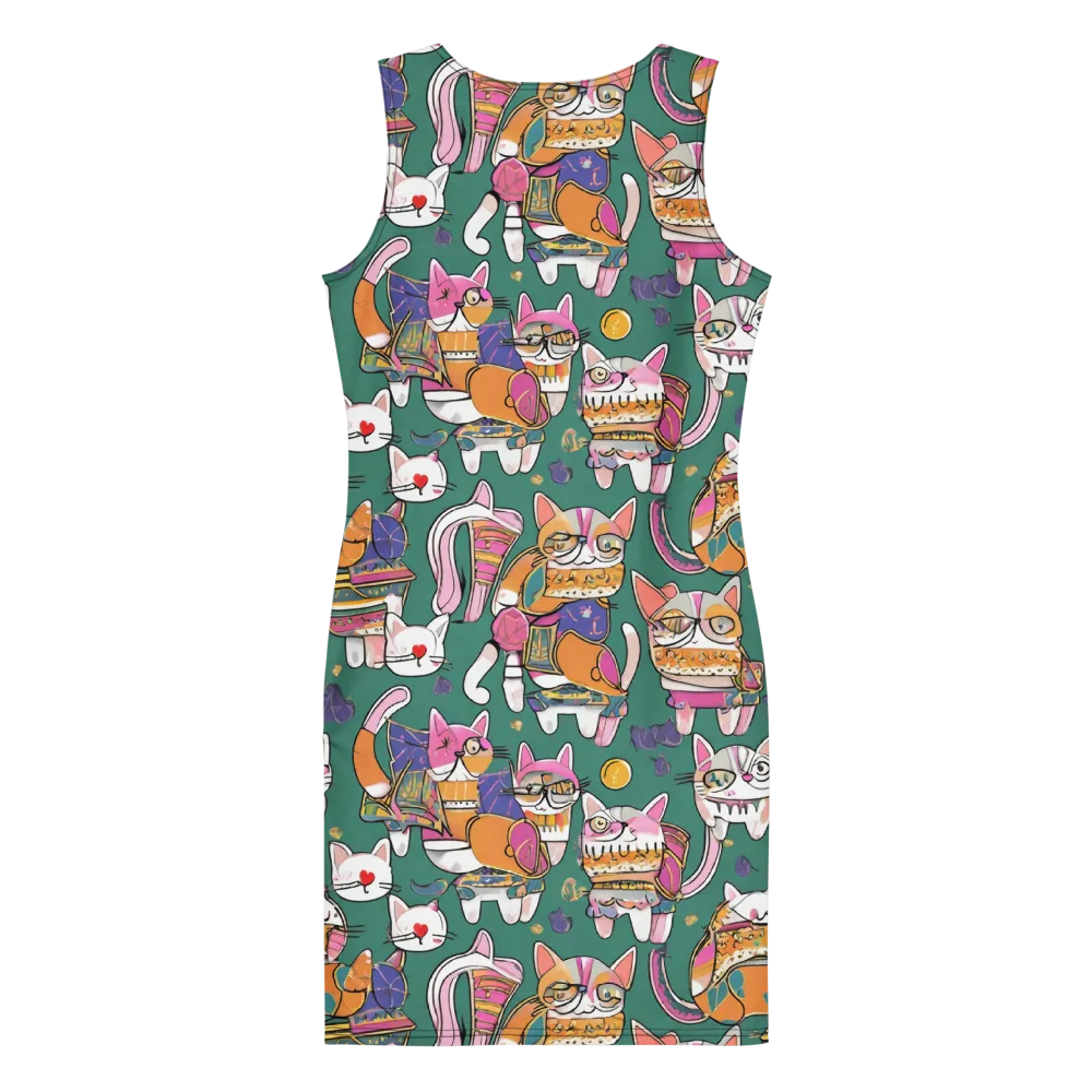 Neon Catwalk on Bodycon Dress — Back