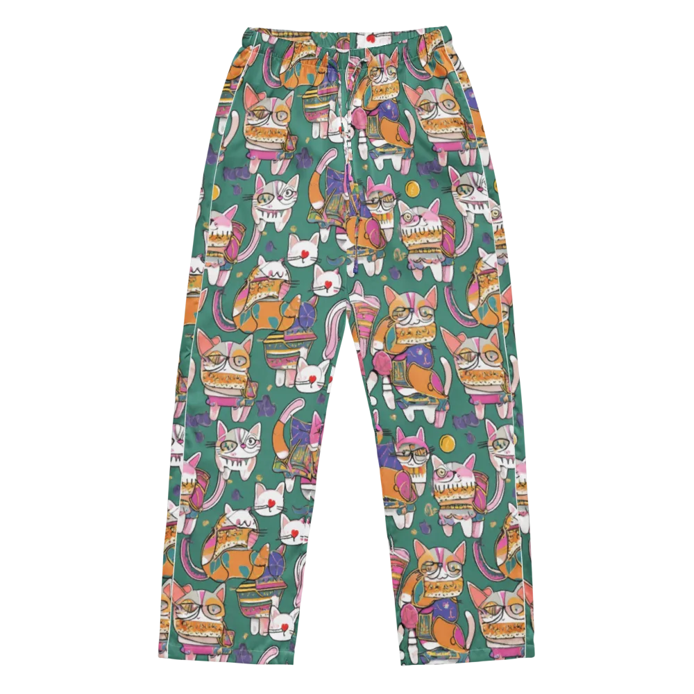 Neon Catwalk on Women's Pajama Pants — Front