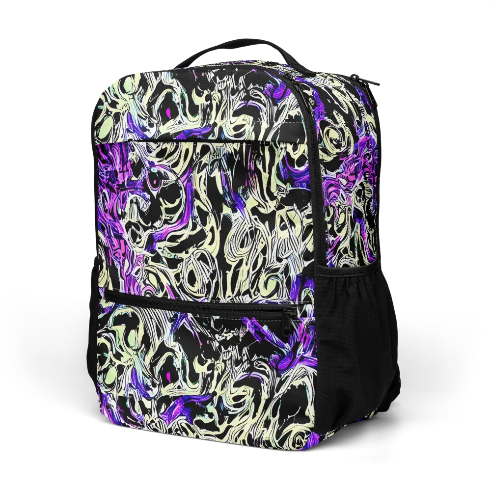 Neon Noir on Utility Backpack — Left Front