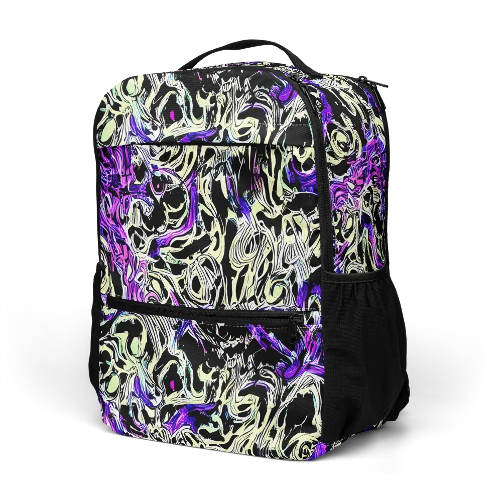 Neon Noir on Utility Backpack — Left Front
