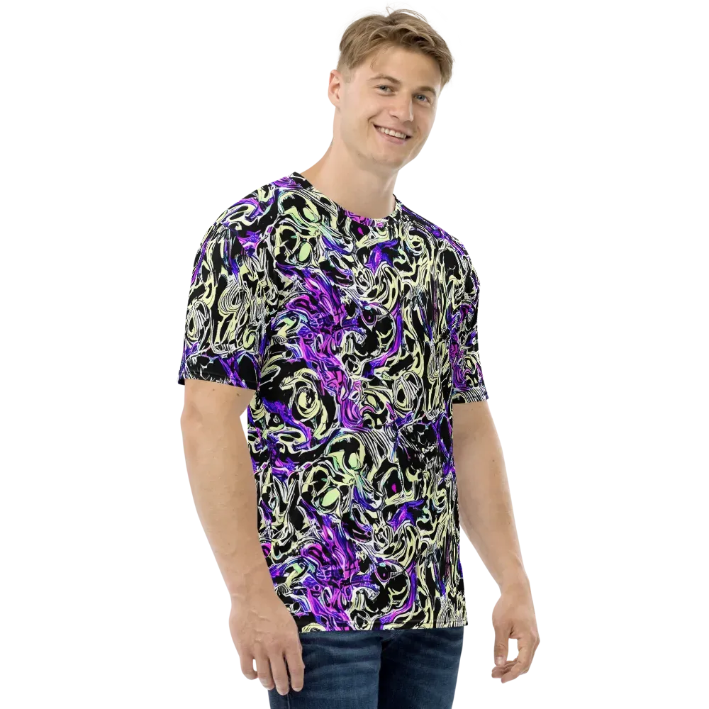 Neon Noir on Men's Crew Neck T-Shirt — Right