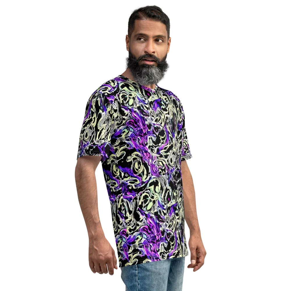 Neon Noir on Men's Crew Neck T-Shirt — Right