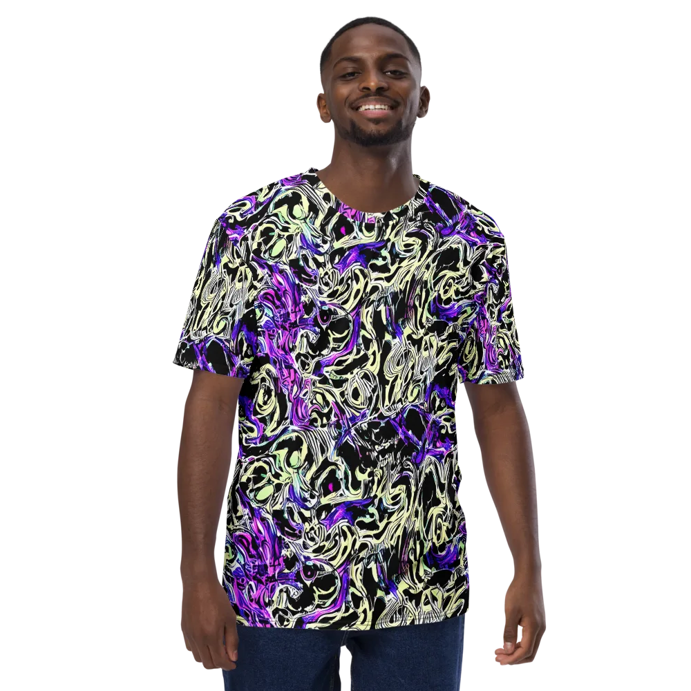 Neon Noir on Men's Crew Neck T-Shirt — Front