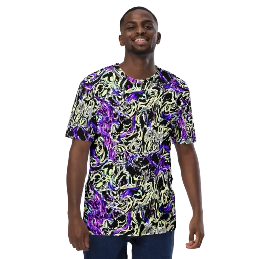 Neon Noir on a Men's Crew Neck T-Shirt