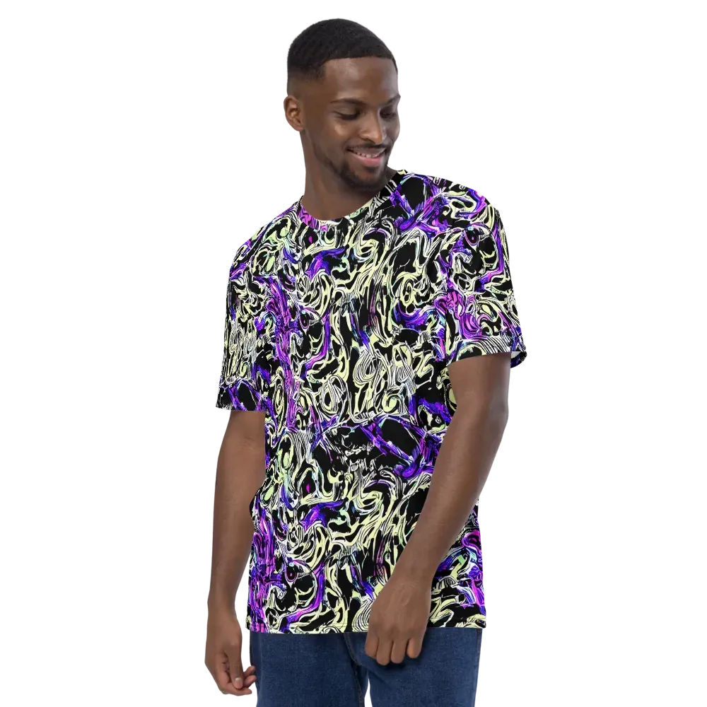 Neon Noir on Men's Crew Neck T-Shirt — Left