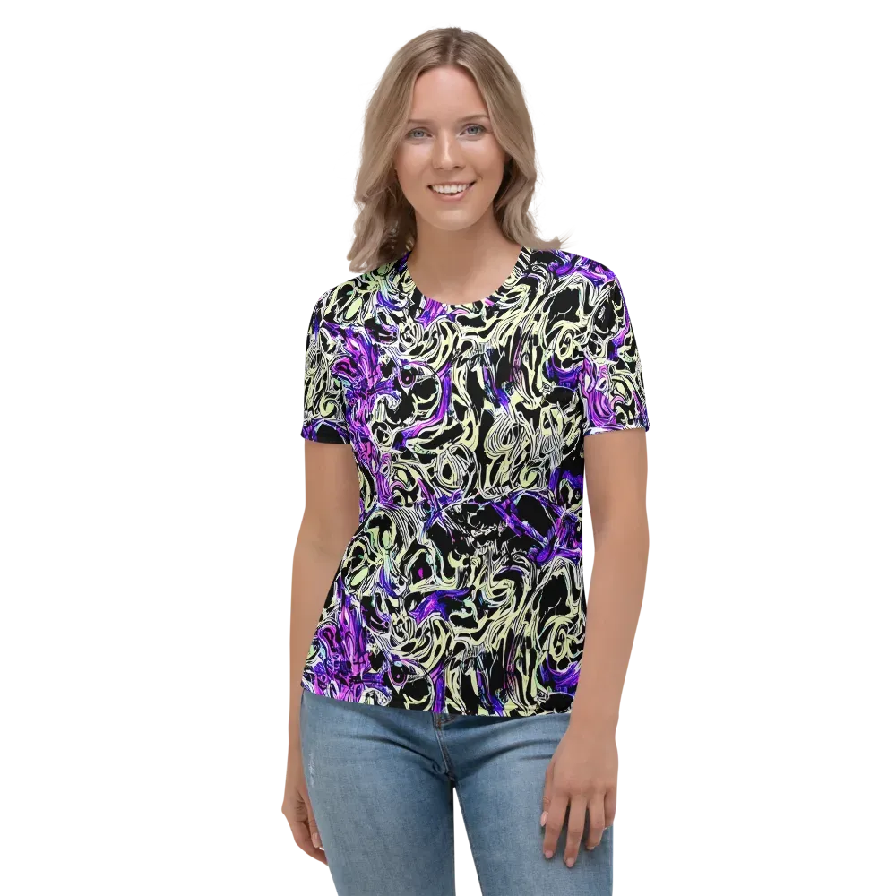 Neon Noir on Women's Crew Neck T-Shirt — Front
