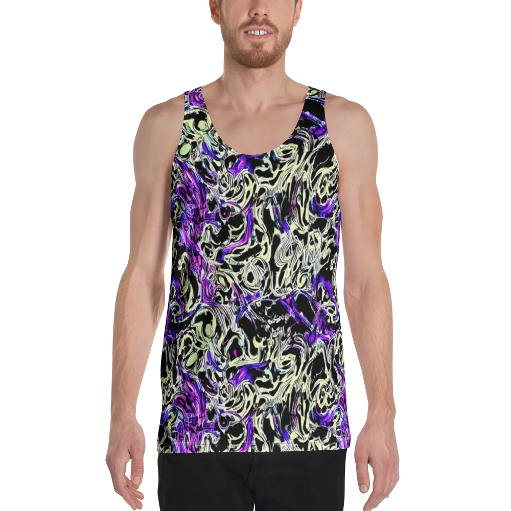 Neon Noir on Men's Tank Top — Front