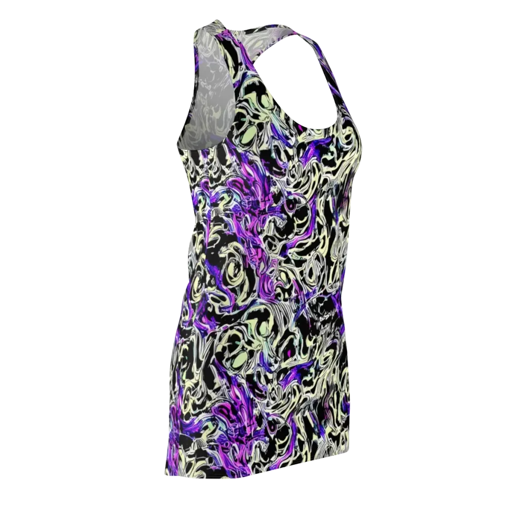 Neon Noir on Racerback Dress — Front Side