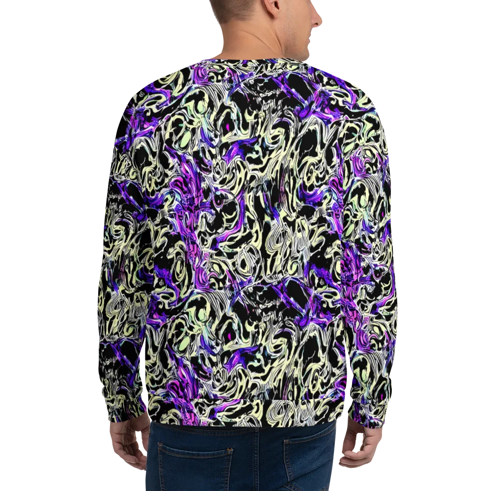 Neon Noir on Sweatshirt — Back