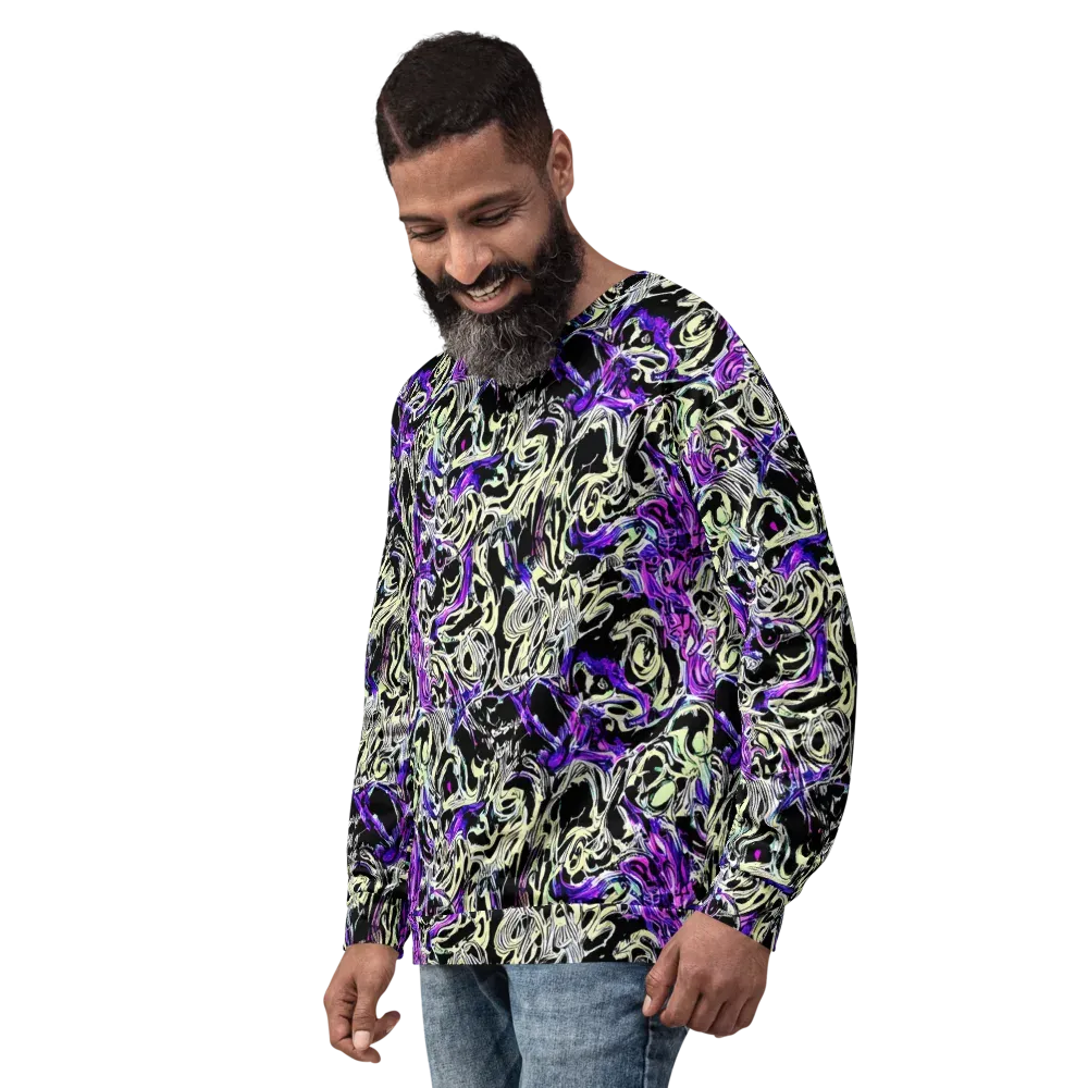 Neon Noir on Sweatshirt — Left Front