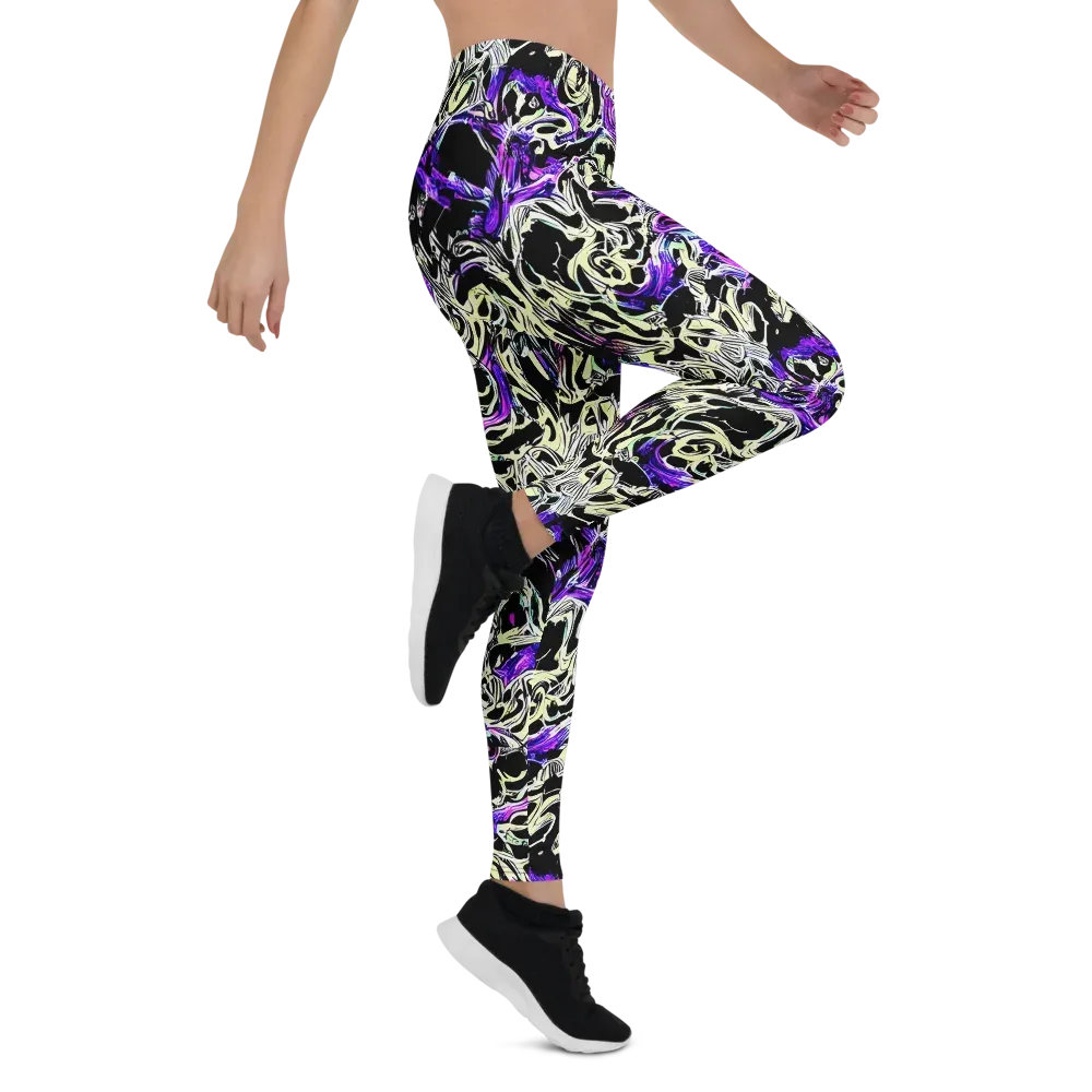 Neon Noir on Leggings — Right
