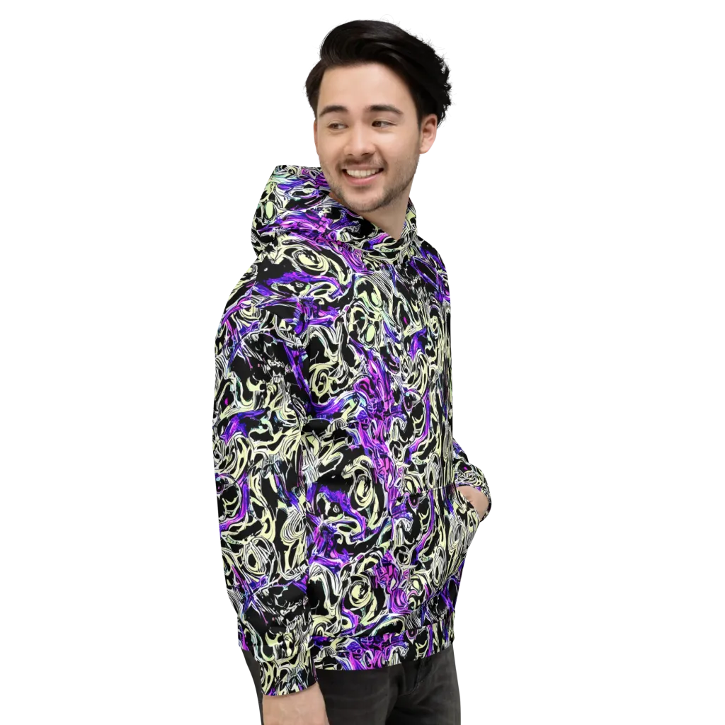 Neon Noir on Hoodie — Right
