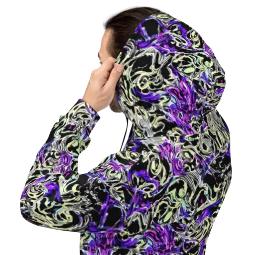 Neon Noir on a Hoodie