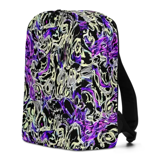 Neon Noir on a Minimalist Backpack