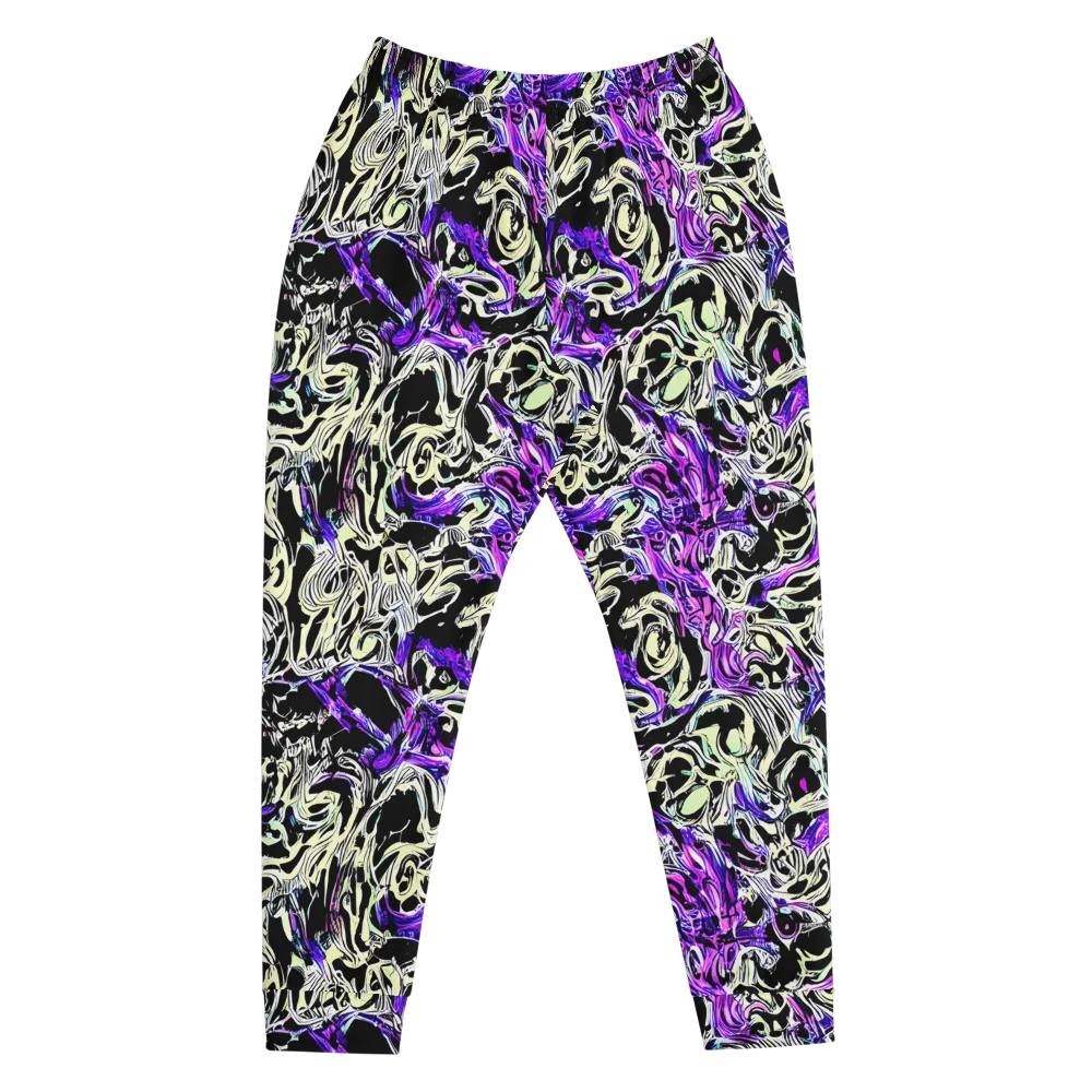 Neon Noir on Men's Joggers — Front