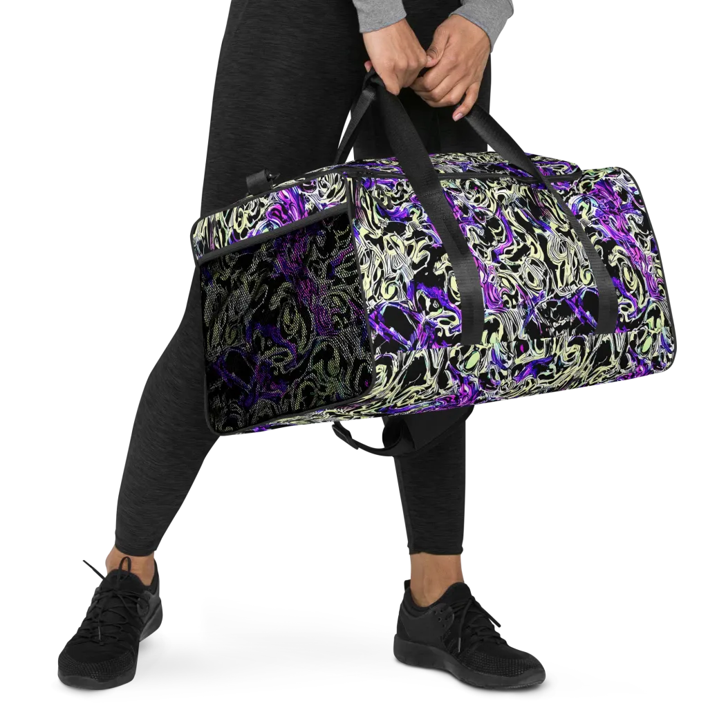 Neon Noir on Duffle Bag — Right Front