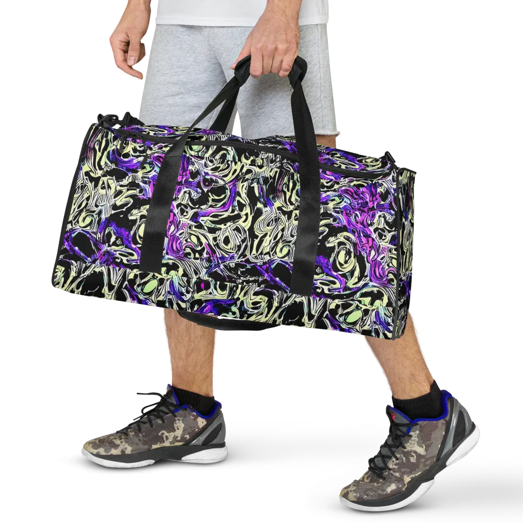 Neon Noir on Duffle Bag — Front