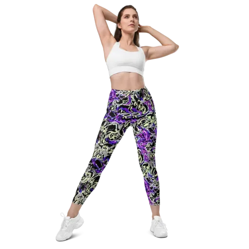 Neon Noir on a Leggings with Pockets
