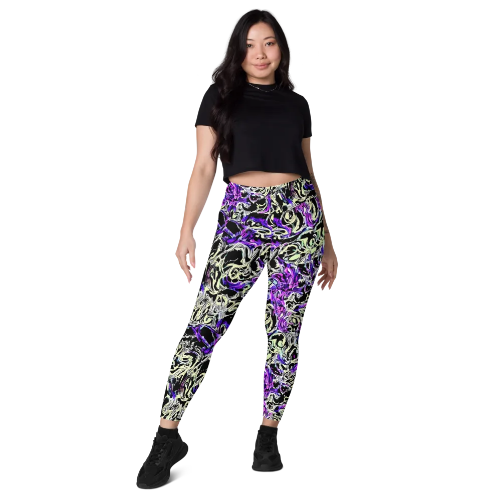 Neon Noir on Leggings with Pockets — Front