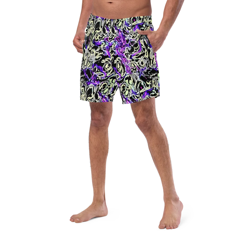 Neon Noir on Swim Trunks — Left Front